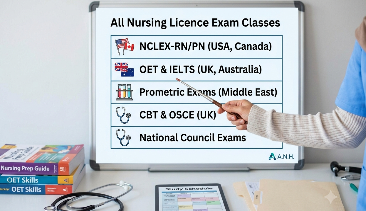 All Nursing Licence Exam Classes